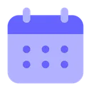 Free Calendario Planificador Horario Icono