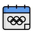 Free Calendario De Juegos Olimpicos Icono