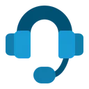 Free Call Center Headset Support Icon