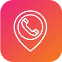 Free Call location  Icon