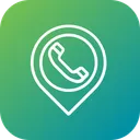 Free Call location  Icon