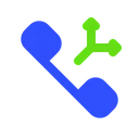 Free Call Split Call Split Icon