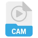 Free File Cam Format Icon