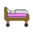 Free Cama De Hospital Medico Salud Icon