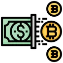 Free Cambio De Moneda Bitcoin Criptomoneda Icono