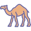 Free Camel Desert Zoo Icon