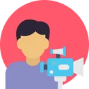 Free Camera operator  Icon