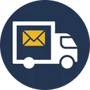 Free Camion Postal Postal Camion Icono