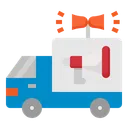 Free Camion publicitario  Icono