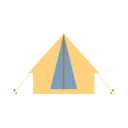 Free Camp Tent House Icon