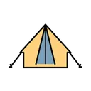 Free Camp Tent House Icon