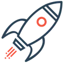 Free Campaign Launch Startup Icon