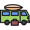 Free Camper Van Camper Tourist Icon