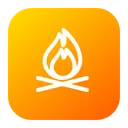 Free Campfire Forest Wildlife Icon