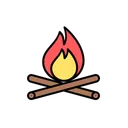 Free Campfire Forest Wildlife Icon