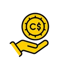 Free Canadian Dollar Coin Business Finance Icon
