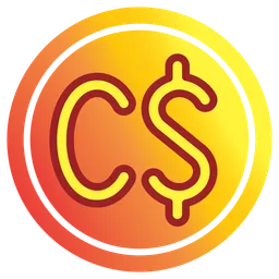 Free Canadian Dollar Symbol  Icon