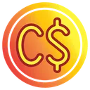 Free Canadian Dollar Symbol  Icon