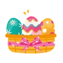 Free Cesta Huevos Pascua Icono