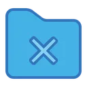 Free Cancel Folder Remove Icon