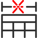 Free Cancel Table  Icon