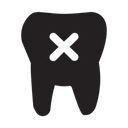 Free Cancel Tooth  Icon