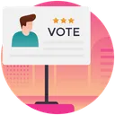 Free Candidate Publicity Success Evaluation Candidate Progress Icon