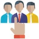 Free Candidate Selection Recruitment Human Resource Icon