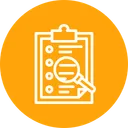 Free Candidato Curriculum Busqueda Icono