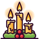 Free Candle Light Christmas Icon