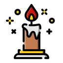 Free Candle Christmas Winter Icon