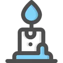 Free Candle Aromatic Candle Calm Icon