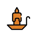 Free Candle Decoration Horror Icon