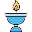 Free Candle Light Decoration Icon