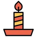 Free Candle Candle Stand Celebration Icon