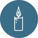 Free Candle Flame Decoration Icon