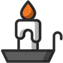 Free Candle Halloween Light Icon