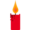 Free Candle Flame Decoration Icon