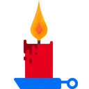 Free Candle Flame Decoration Icon