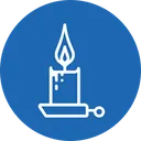 Free Candle Flame Decoration Icon