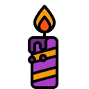 Free Candle Halloween Light Icon