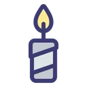 Free Candle Light Decoration Icon