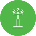 Free Candle Stand Decoration Icon