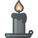 Free Candle Light Halloween Icon