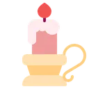 Free Candle Light Burning Candle Decorative Candle Icon