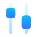 Free Candlesticks Down  Icon