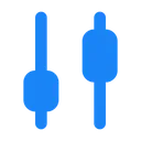 Free Candlesticks Up  Icon