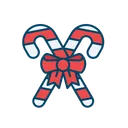 Free Candy Cane Sweet Icon