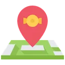 Free Candy Shop Location  Icon
