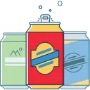 Free Cane Tin Liquor Icon